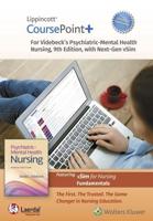 Lippincott CoursePoint+ Enhanced for Videbeck's Psychiatric-Mental Health Nursing