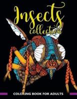 Insects Collection Coloring Book for Adults