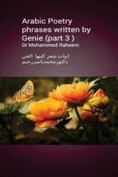 Arabic Poetry Phrases Written by Genie (Part 3)