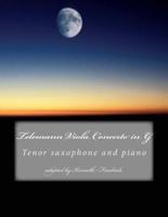 Telemann Viola Concerto in G - Tenor Sax Version