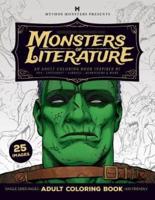Monsters of Literature Adult Coloring Book of Horror