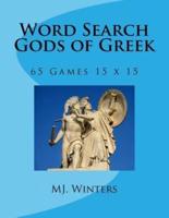 Word Search Gods of Greek