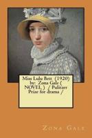 Miss Lulu Bett (1920) By