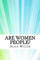 Are Women People?
