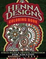 Henna Designs Coloring Book