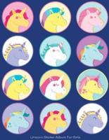 Unicorn Sticker Album for Girls
