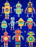 Robots Sticker Album for Boys