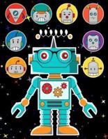 Robots Sticker Album 2 for Boys
