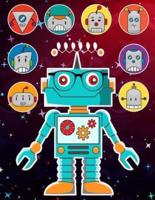 Robots Sticker Album 2 for Boys