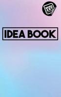 Idea Book / Baby Blue & Pink / Writing Notebook / Blank Diary / Journal / Paperback / Lined Pages Book - 100 Pages / 5" X 8" / Gradient (Series 1)