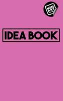 Idea Book / Little Susie (Series 1) / Writing Notebook / Blank Diary / Journal / Paperback / Lined Pages Book - 100 Pages / 5" X 8" / Hot Pink Lavender Fuschia