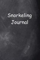 Snorkeling Journal Chalkboard Design