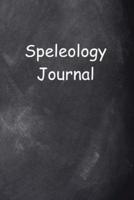 Speleology Journal Chalkboard Design