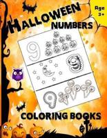 Halloween Numbers Coloring Books