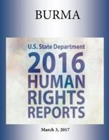 Burma 2016 Human Rights Report