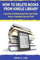How To Delete Books From Kindle Library