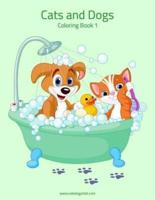 Cats and Dogs Coloring Book 1