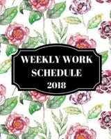 Weekly Work Schedule 2018