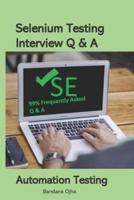 Selenium Testing Interview Q & A