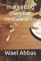 Marketing Plan for Restaurants