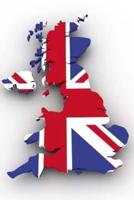 The Flag of Great Britain Filled Into a United Kingdom Country Map Outline Map