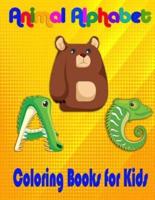 Animal Alphabet Coloring Books For Kids