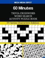 60 Minutes Trivia Crossword Word Search Activity Puzzle Book