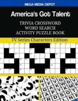 America's Got Talent Trivia Crossword Word Search Activity Puzzle Book