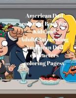 American Dad Coloring Book for Kids and Adults