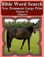 Bible Word Search New Testament Large Print Volume 41