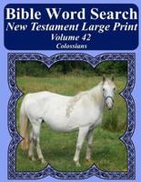 Bible Word Search New Testament Large Print Volume 42