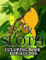 Sloth Coloring Book For Adults