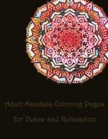 Adult Mandala Coloring Pages for Peace and Relaxation