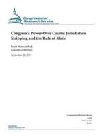 Congress' Power Over Courts