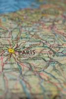 Current Map of Paris, France Journal