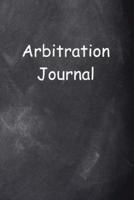 Arbitration Journal Chalkboard Design