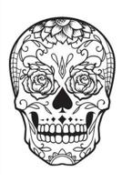 Color My Cover Halloween Journal - Rose Skull