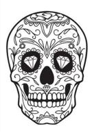 Color My Cover Halloween Journal - Diamond Skull