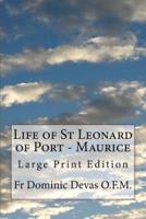 Life of St Leonard of Port - Maurice