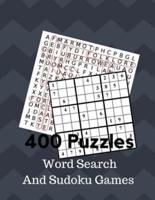 400 Puzzles Word Search And Sudoku Games
