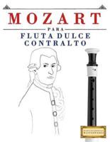 Mozart Para Flauta Dulce Contralto