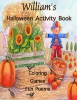 William's Halloween Activity Book