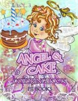 Angel & Cake Coloring Book