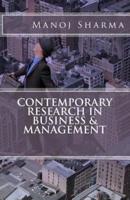 Contemporary Research in Business & Management