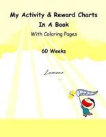 My Activity & Reward Charts in a Book With Coloring Pages (60 Weeks)