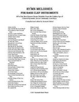 Hymn Melodies for Bass Clef Instruments