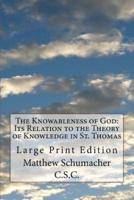 The Knowableness of God