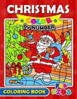 Christmas Color by Number Coloring Book for Kids