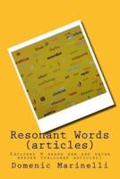 Resonant Words (Articles)