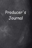 Producer's Journal Chalkboard Design